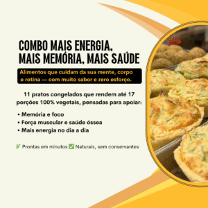 Combo Mais Energia,Mais Mémoria, Mais Saúde
